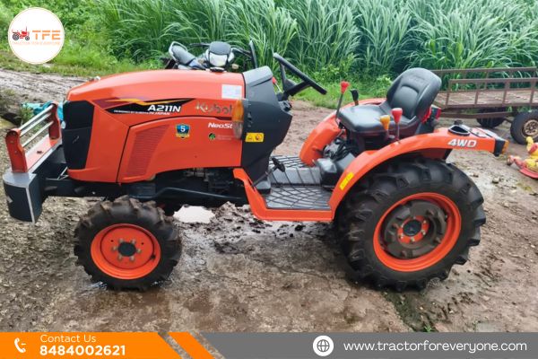 Left Side View of Kubota NeoStar A211N 4WD Tractor 2022